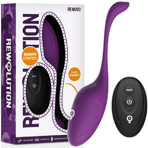 Vibrační vajíčko na dálkové ovládání REWOLUTION REWOVO vibratory egg remote control